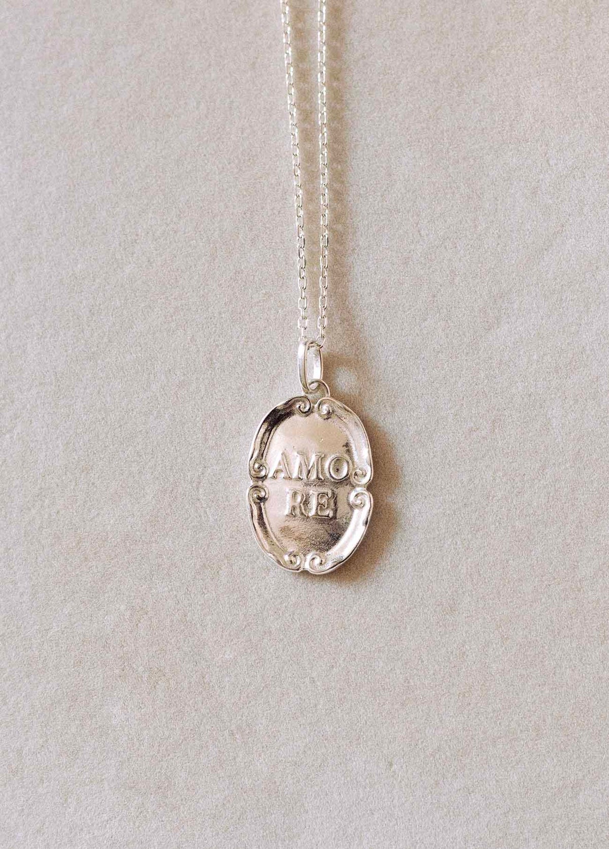 Amore Medal Silver Charm
