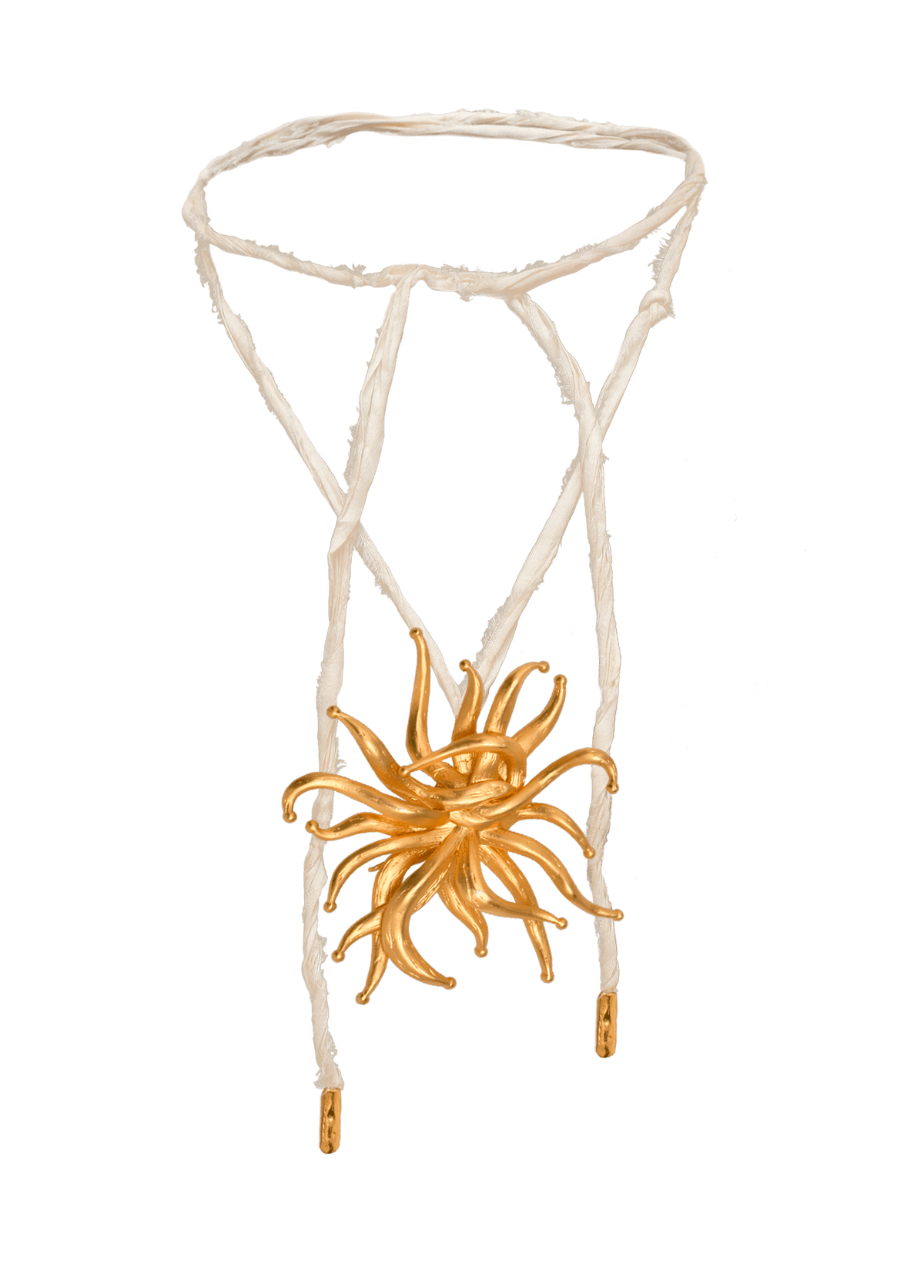 Anemone Silk Necklace