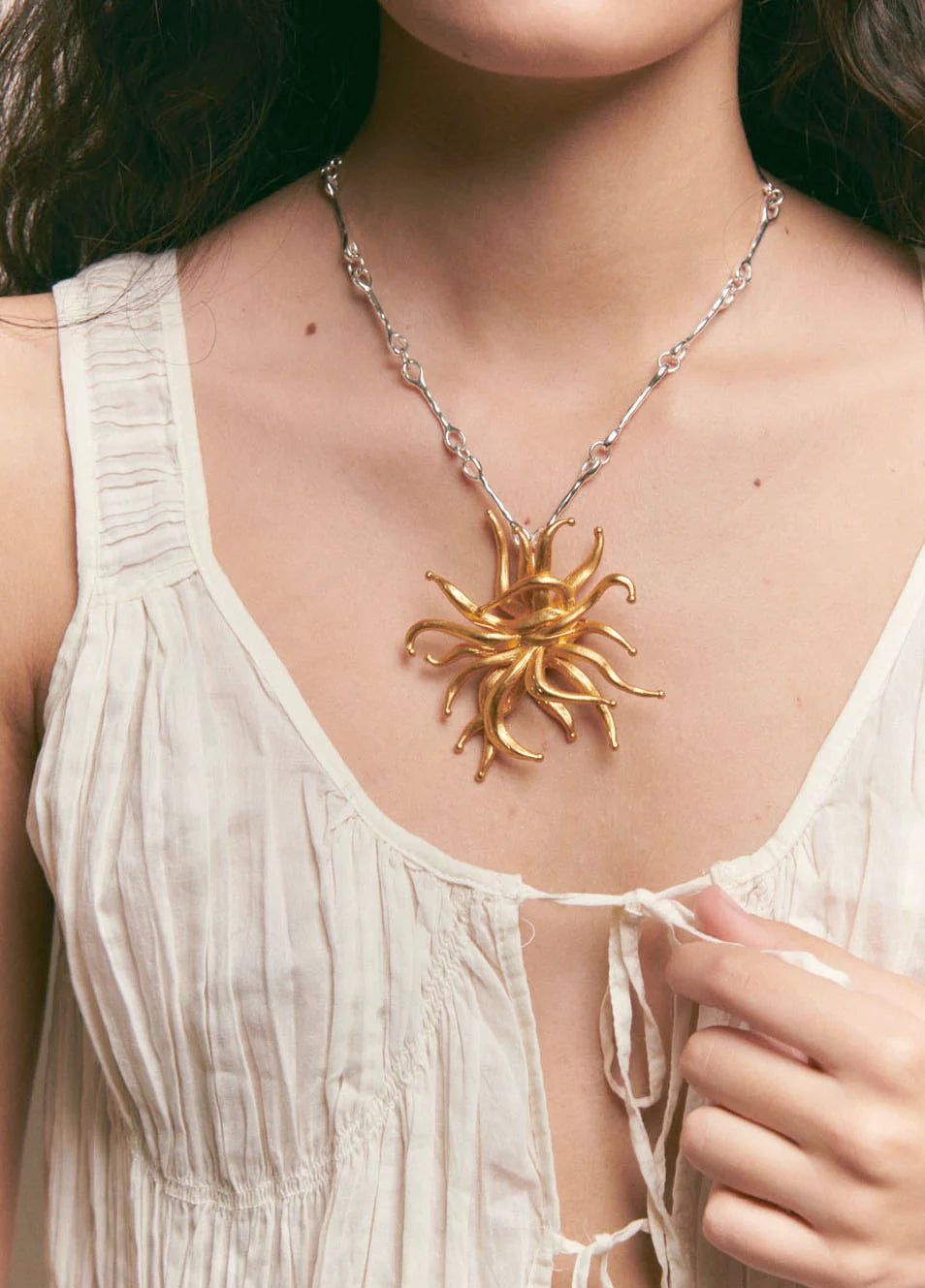 Nautilus Anemone Necklace