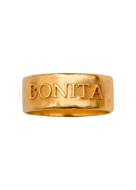 Anillo Banda Bonita Oro