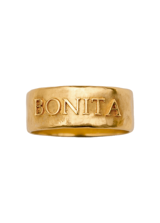 Anillo Banda Bonita Oro