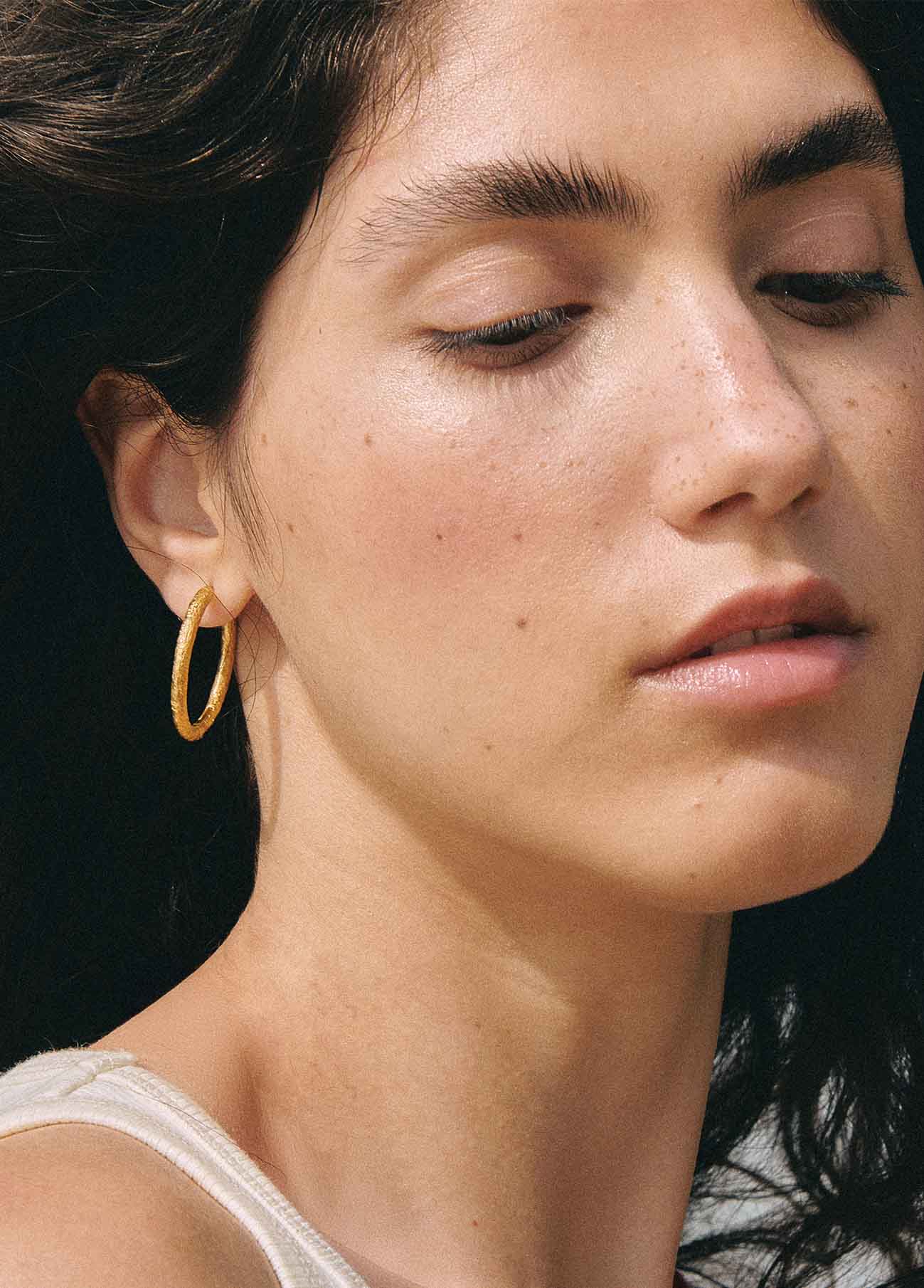 Flamenco Gold Hoops L