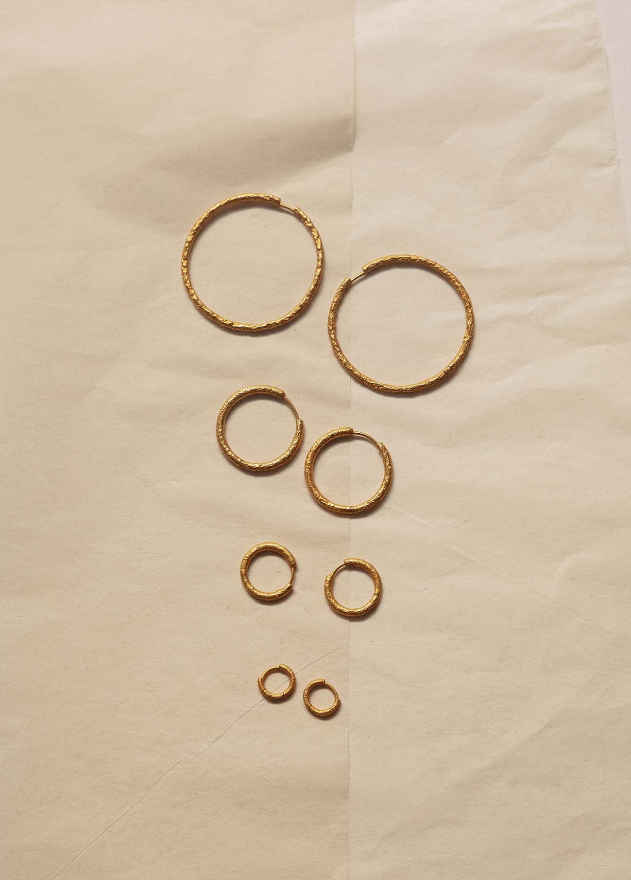 Flamenco Gold Hoops M