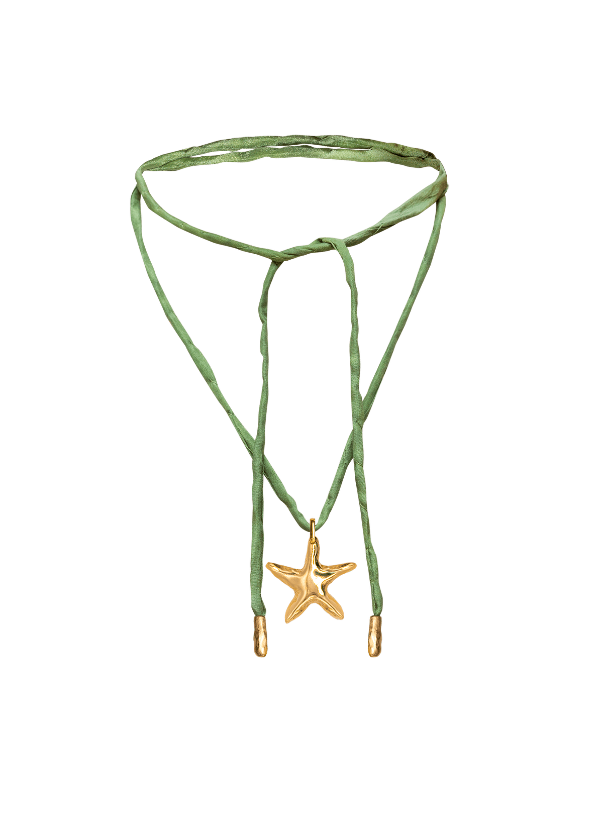 Asterina Green Necklace