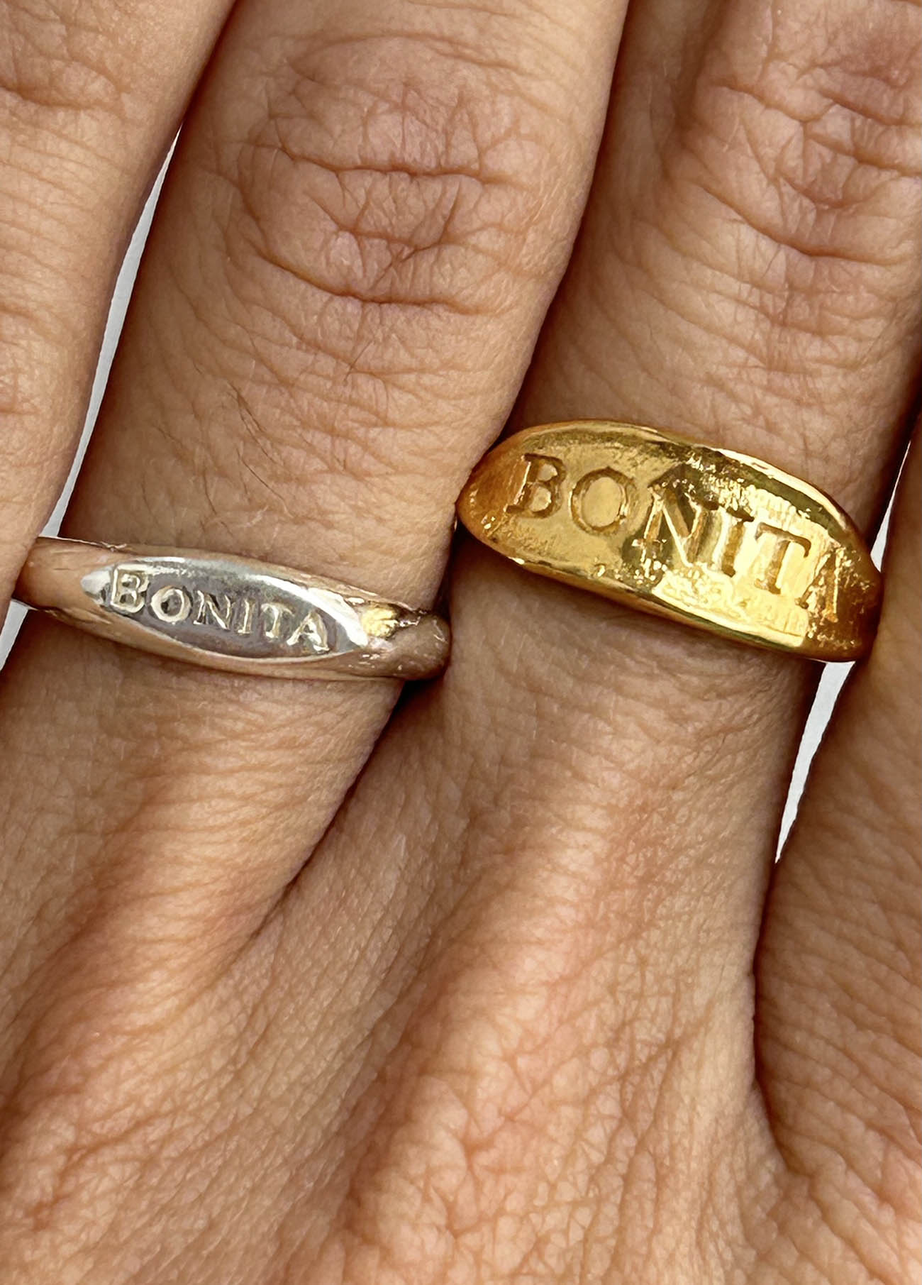 Bonita Silver Signet Ring