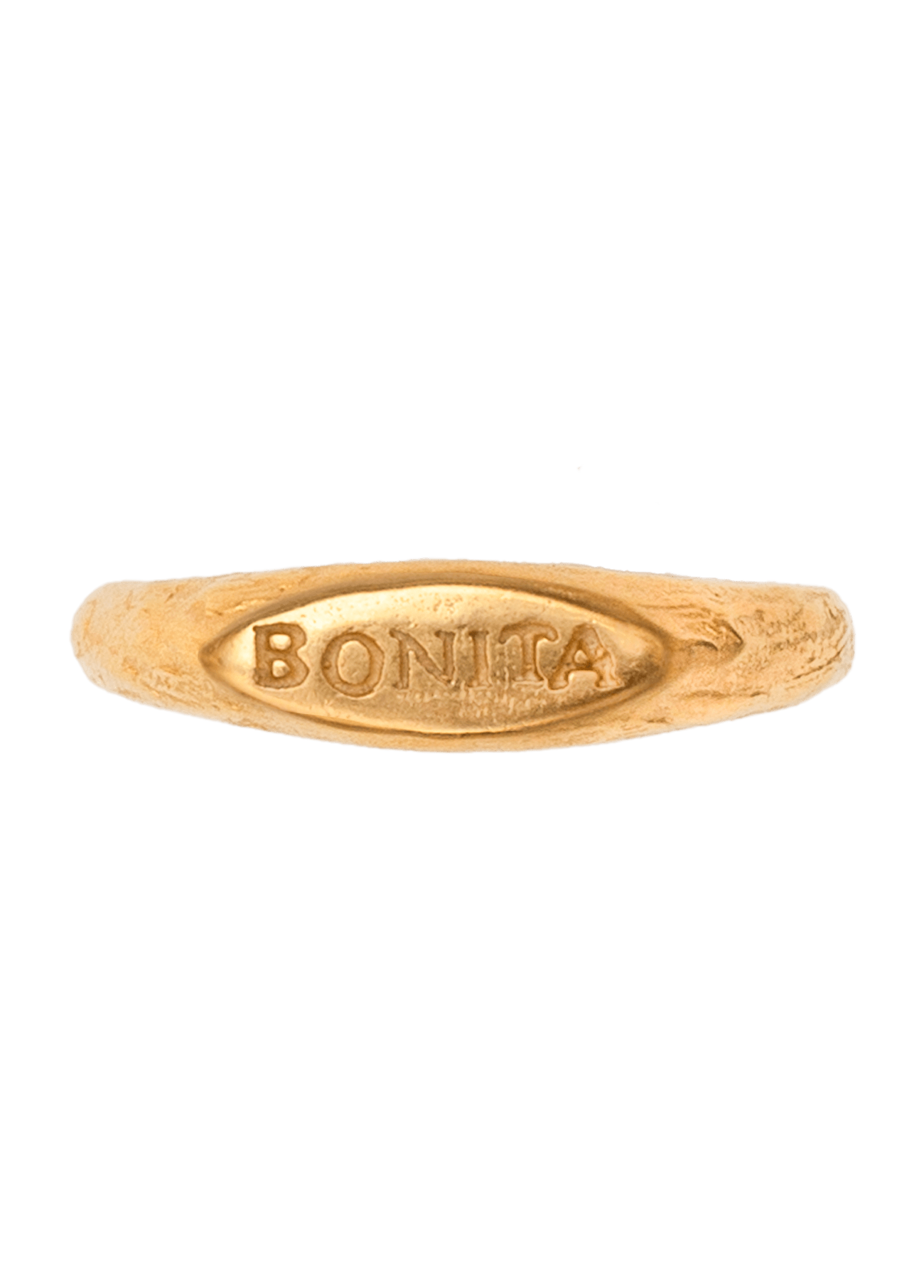 Bonita Solid Gold Signet Ring