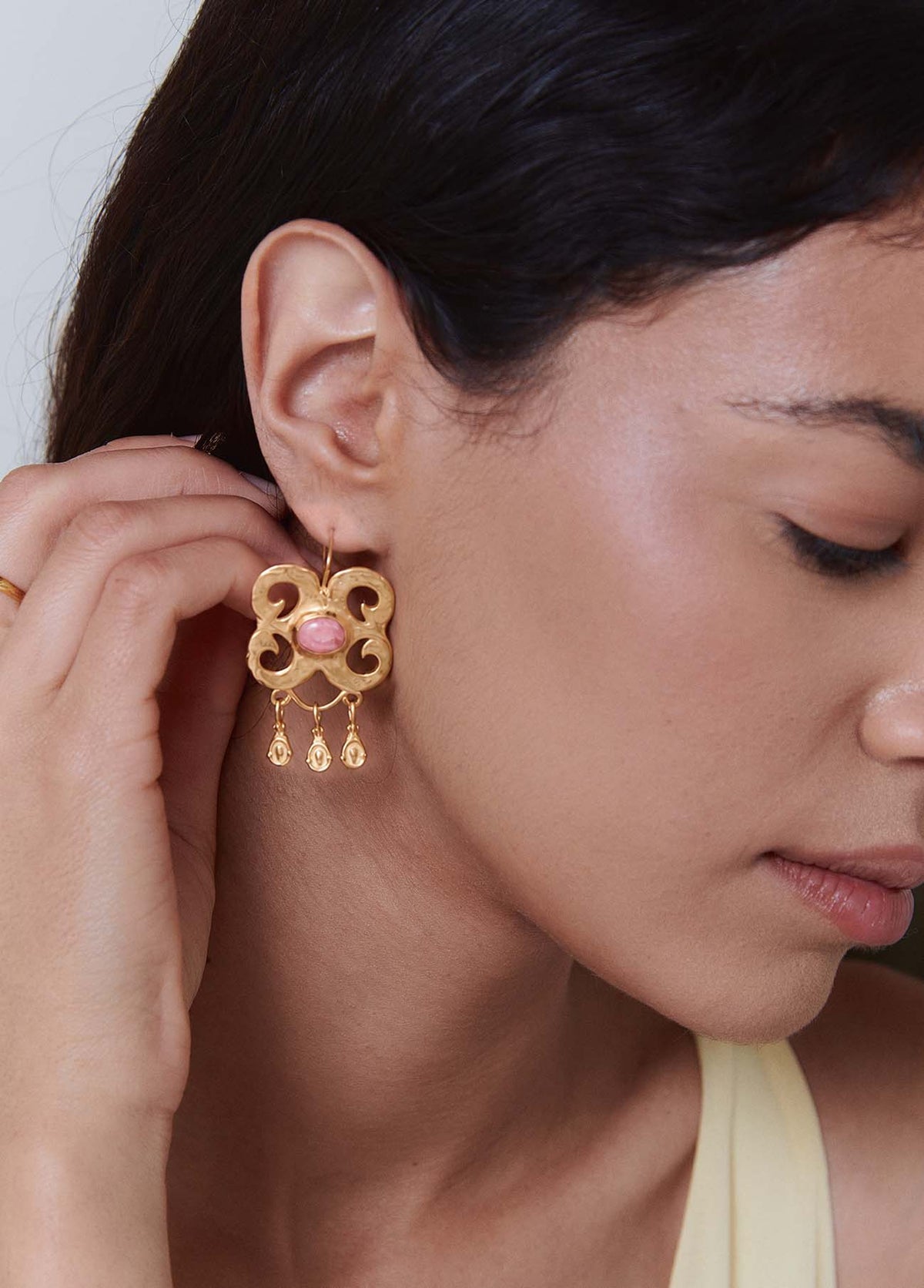 Rose Cala earrings