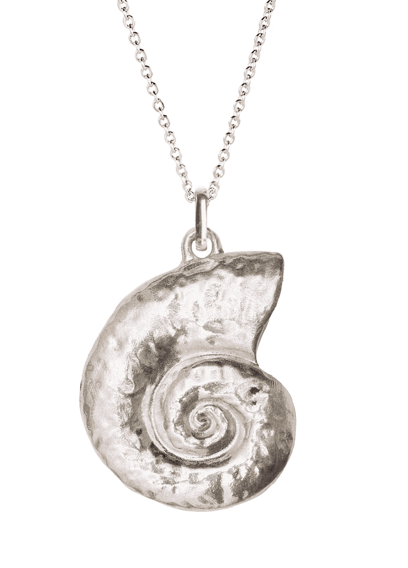 Silver Caracola Necklace