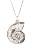 Silver Conch Necklace