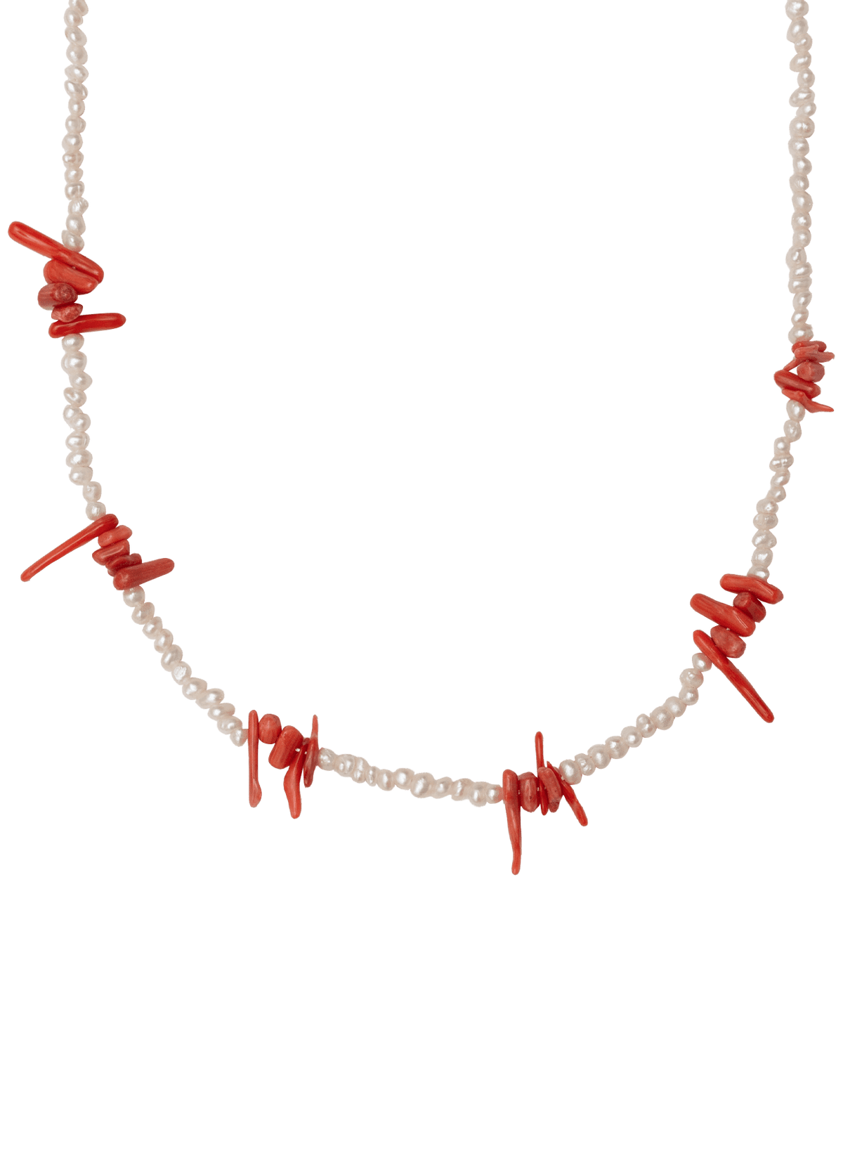 Coral Lolita Pearls Necklace