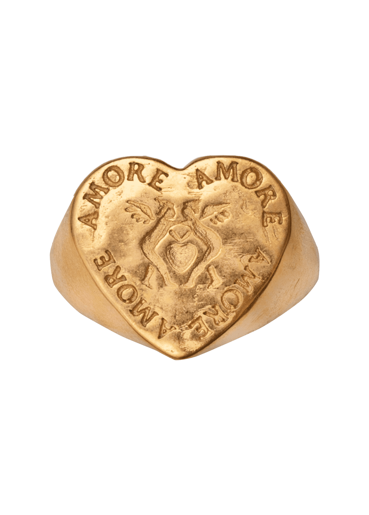 Cupid Solid Gold Ring