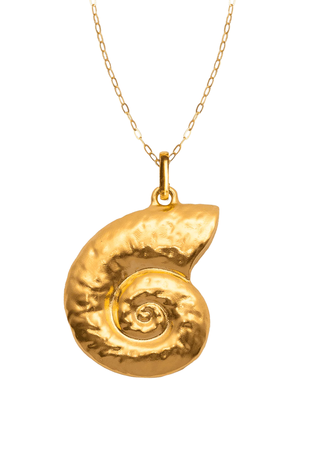 Collar Caracola con Cadena Mare Oro