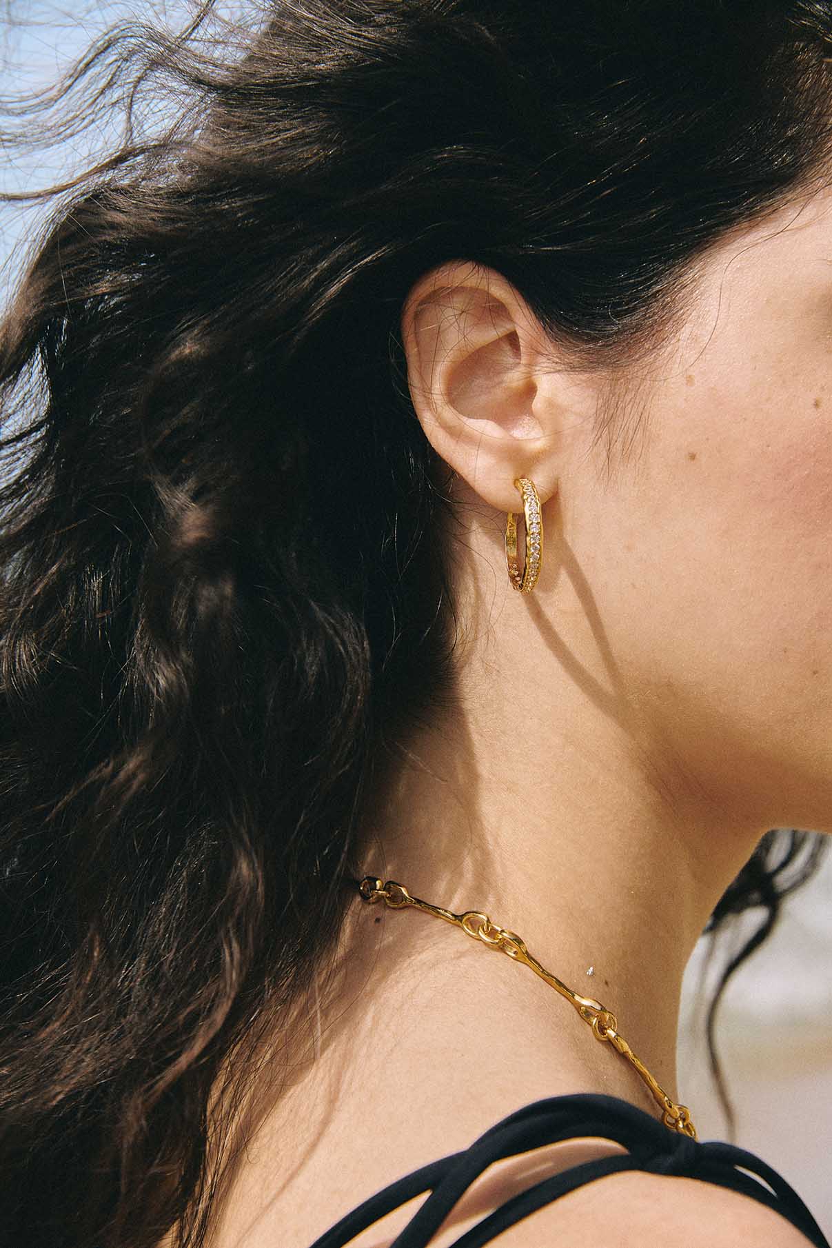 Casilda Gold Hoops