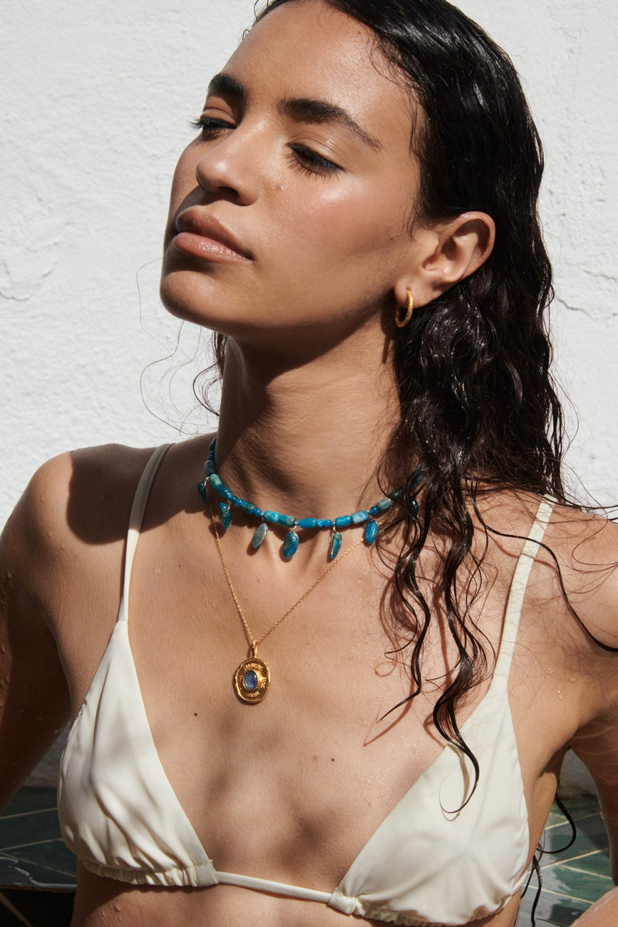 Collar Marisma Azul