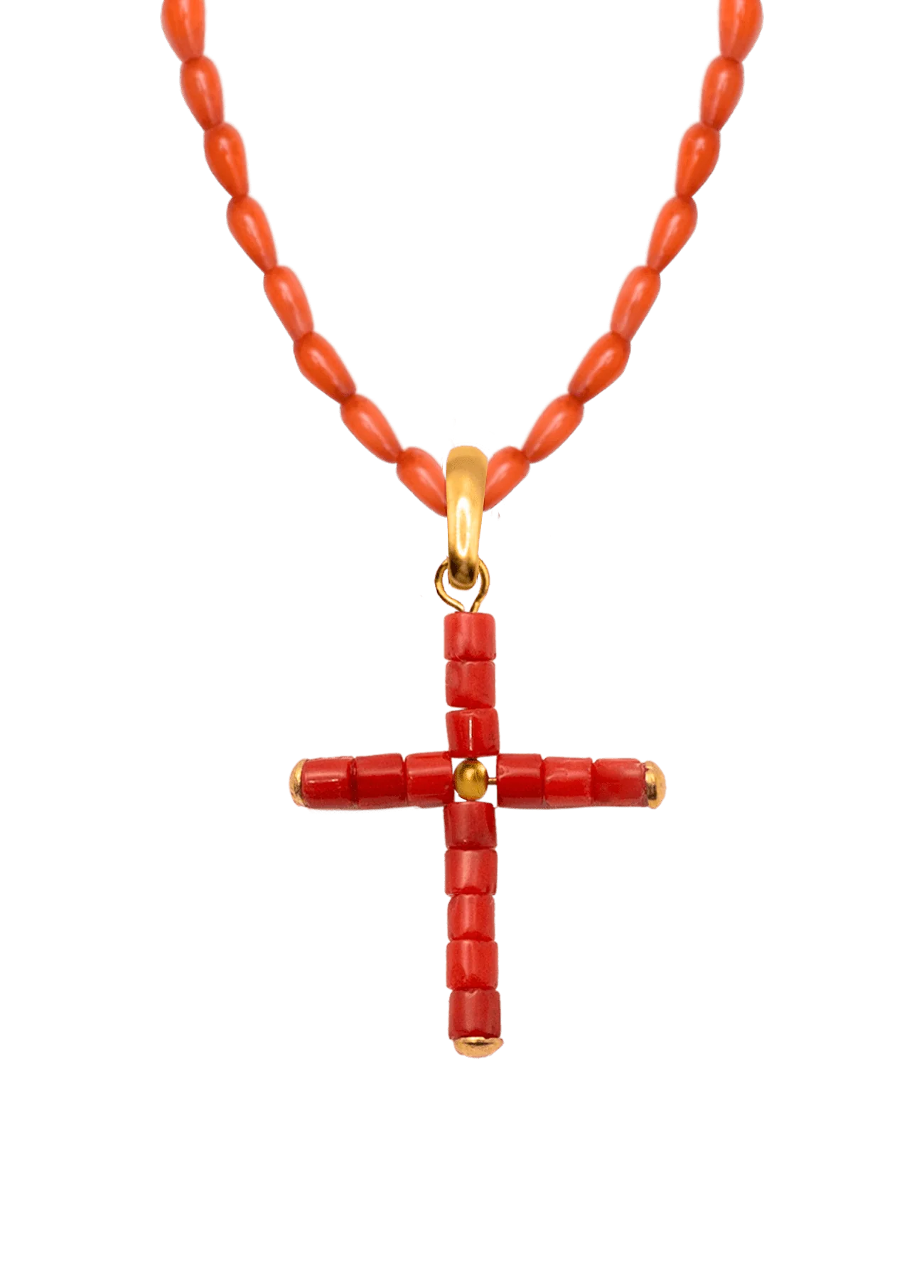 Choker Cruz Coral