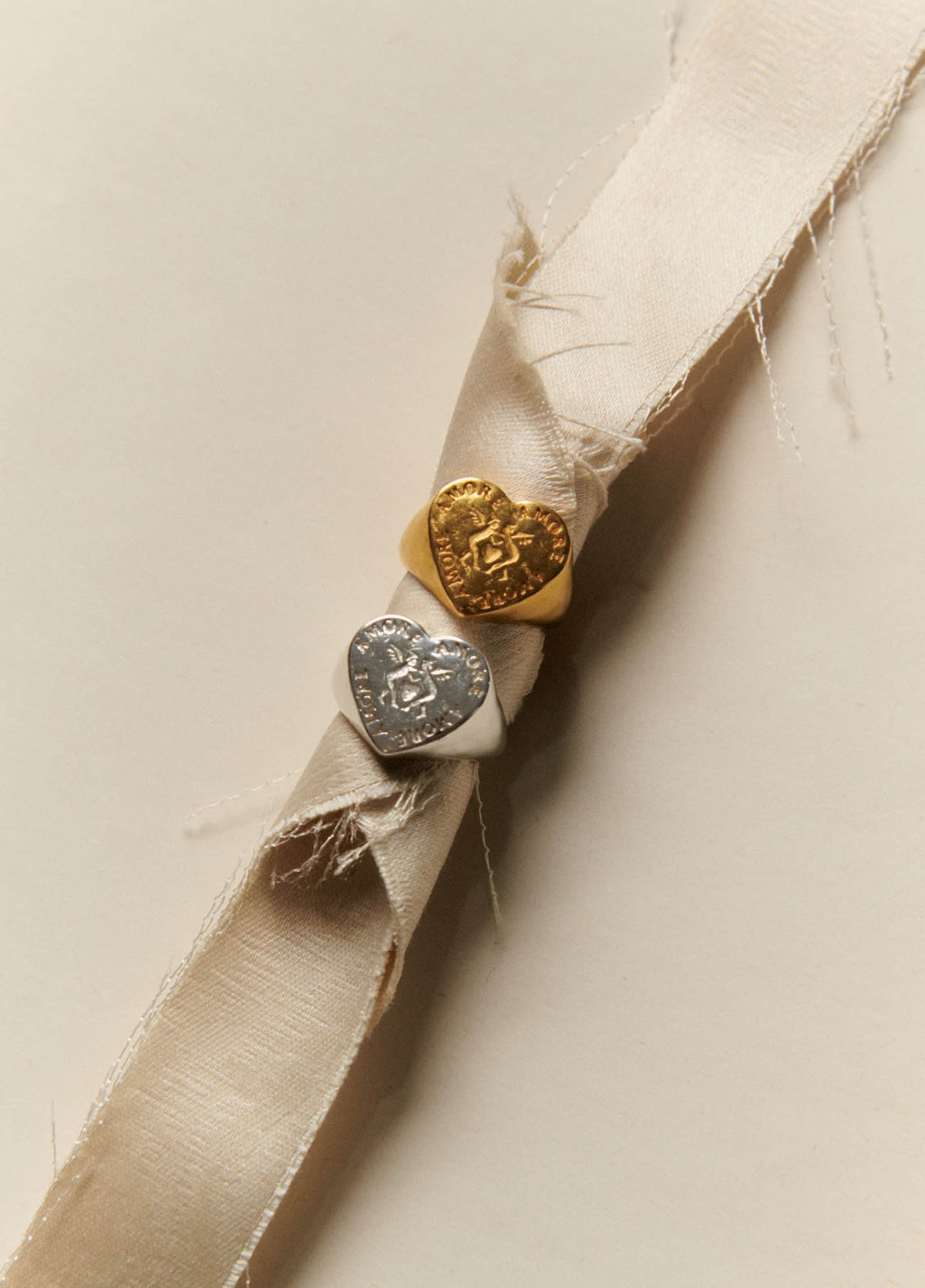 Cupid Solid Gold Ring