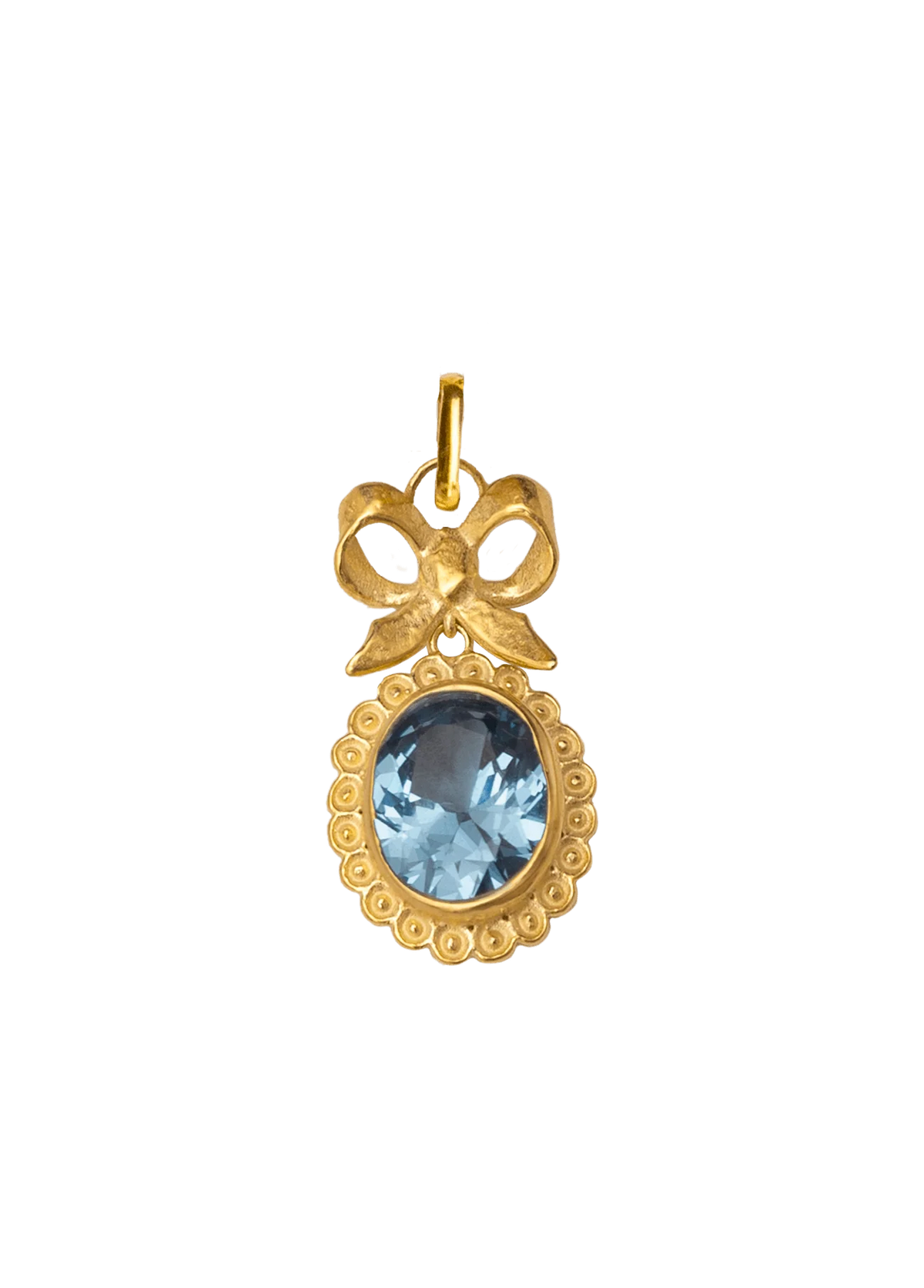 Collar Isabelino Aqua con Cadena Creta