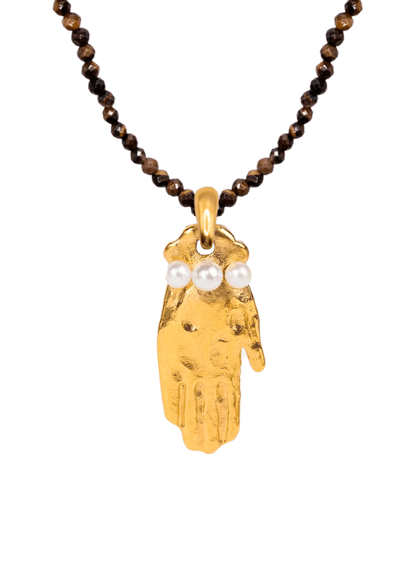 Collar Fatima Ojo de Tigre