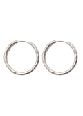 Flamenco Silver Hoops L