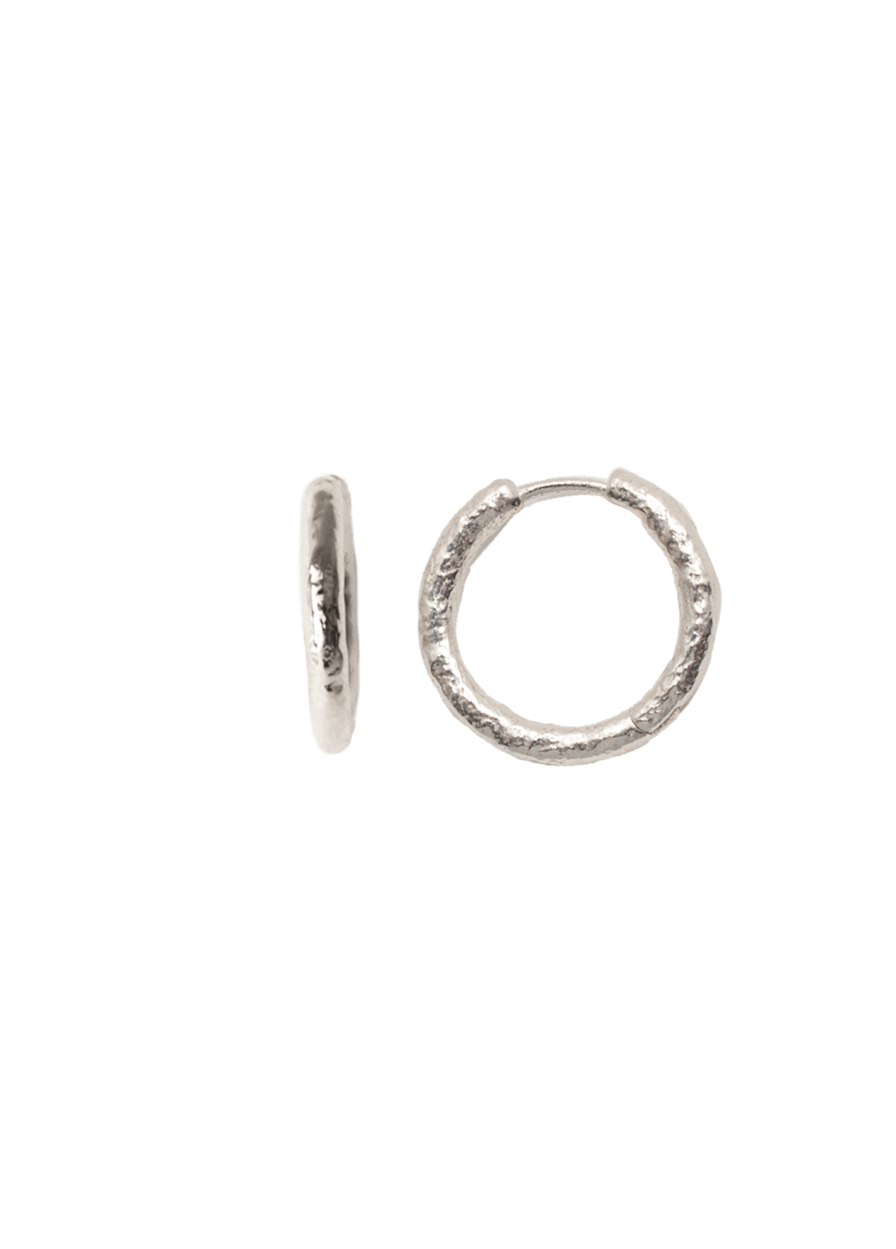 Flamenco Silver Hoops M