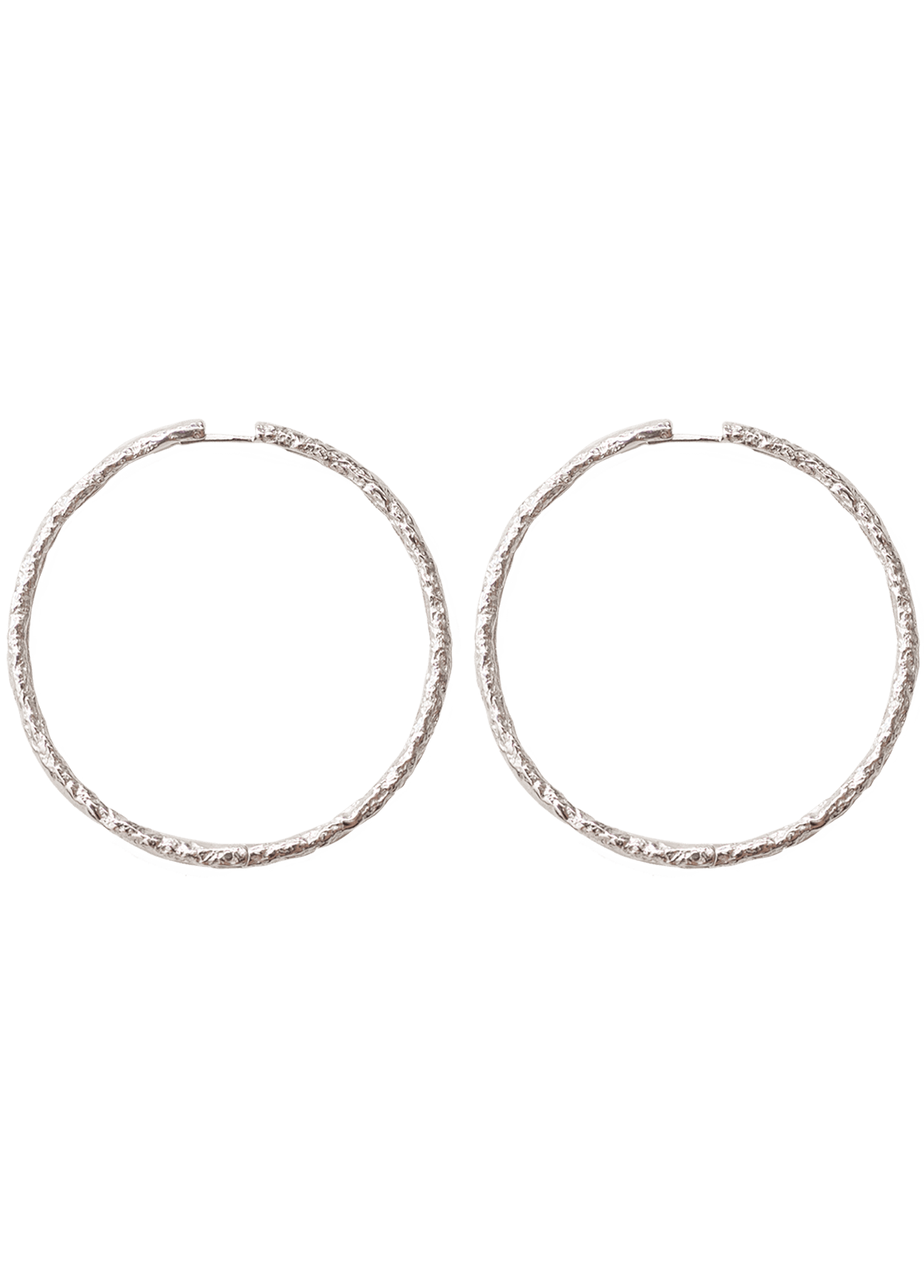 Flamenco Silver Hoops XL 