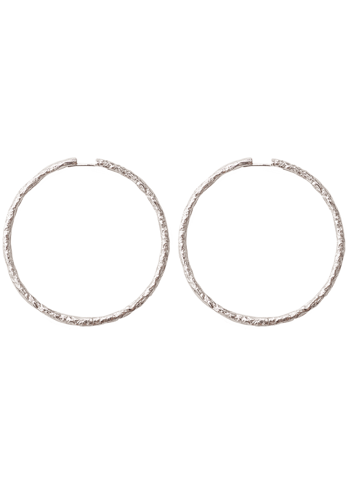 Flamenco Silver Hoops XL 