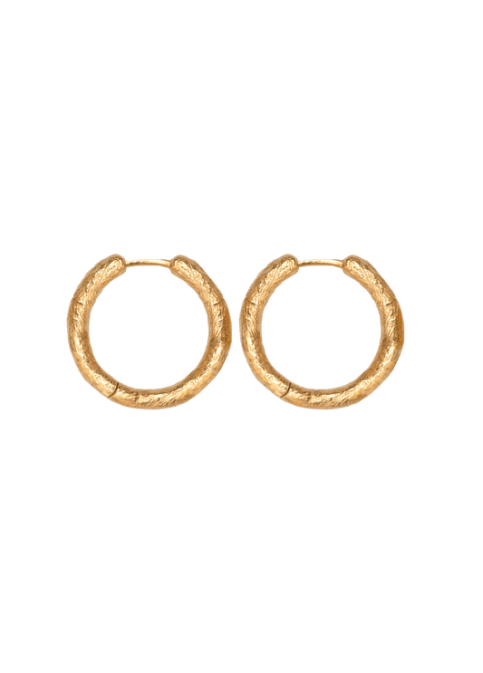 Flamenco Gold Hoops M