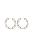 Flamenco Silver Hoops M