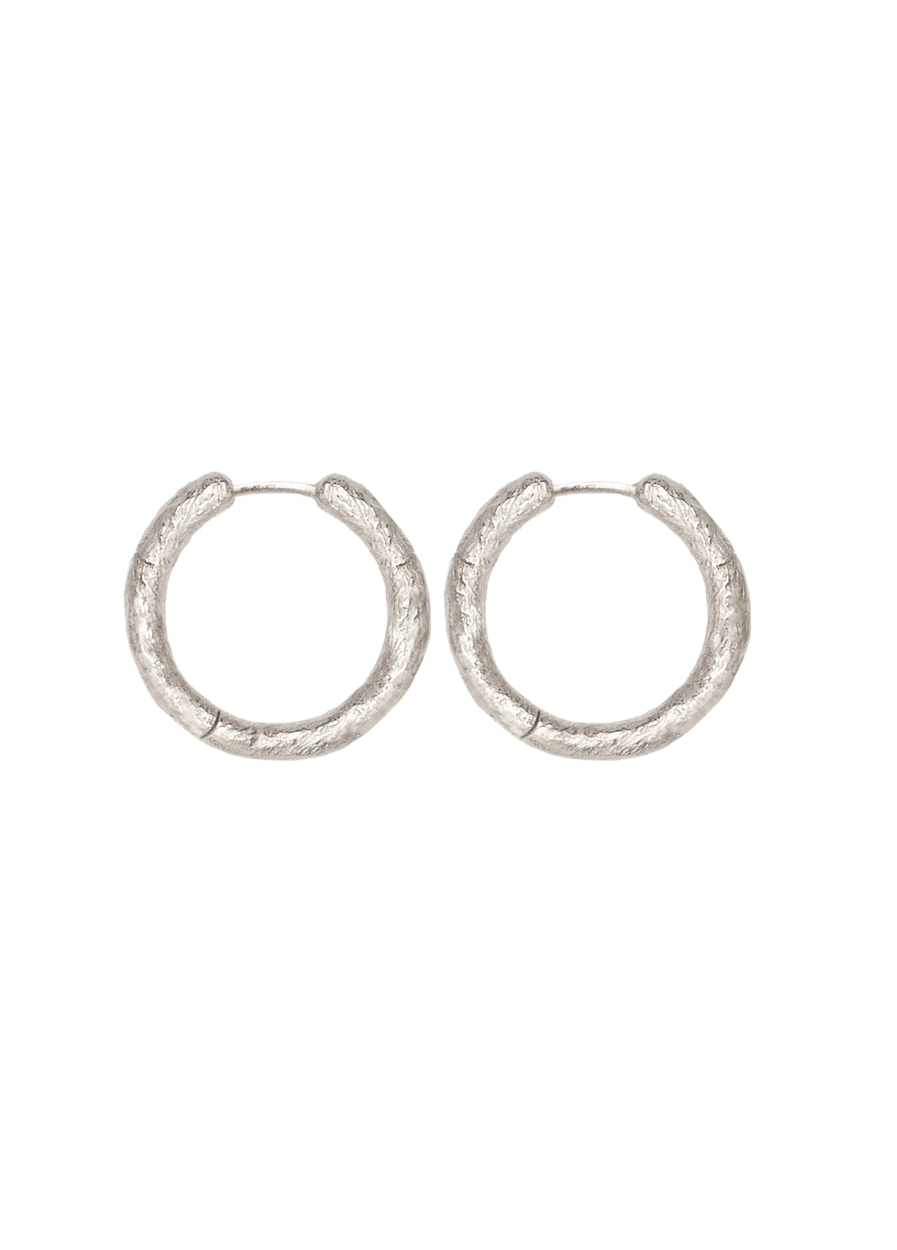 Flamenco Silver Hoops M