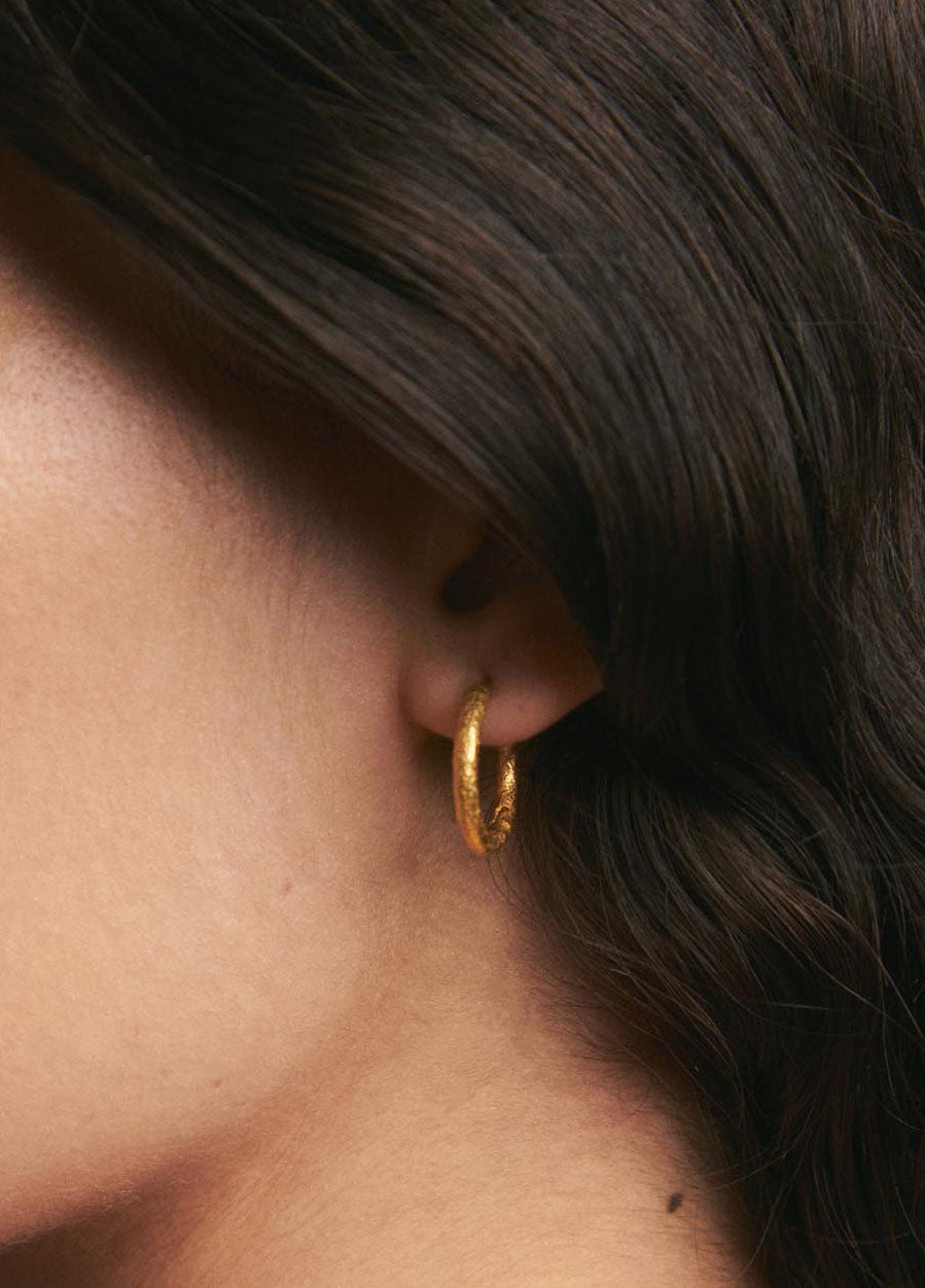 Flamenco Gold Hoops M