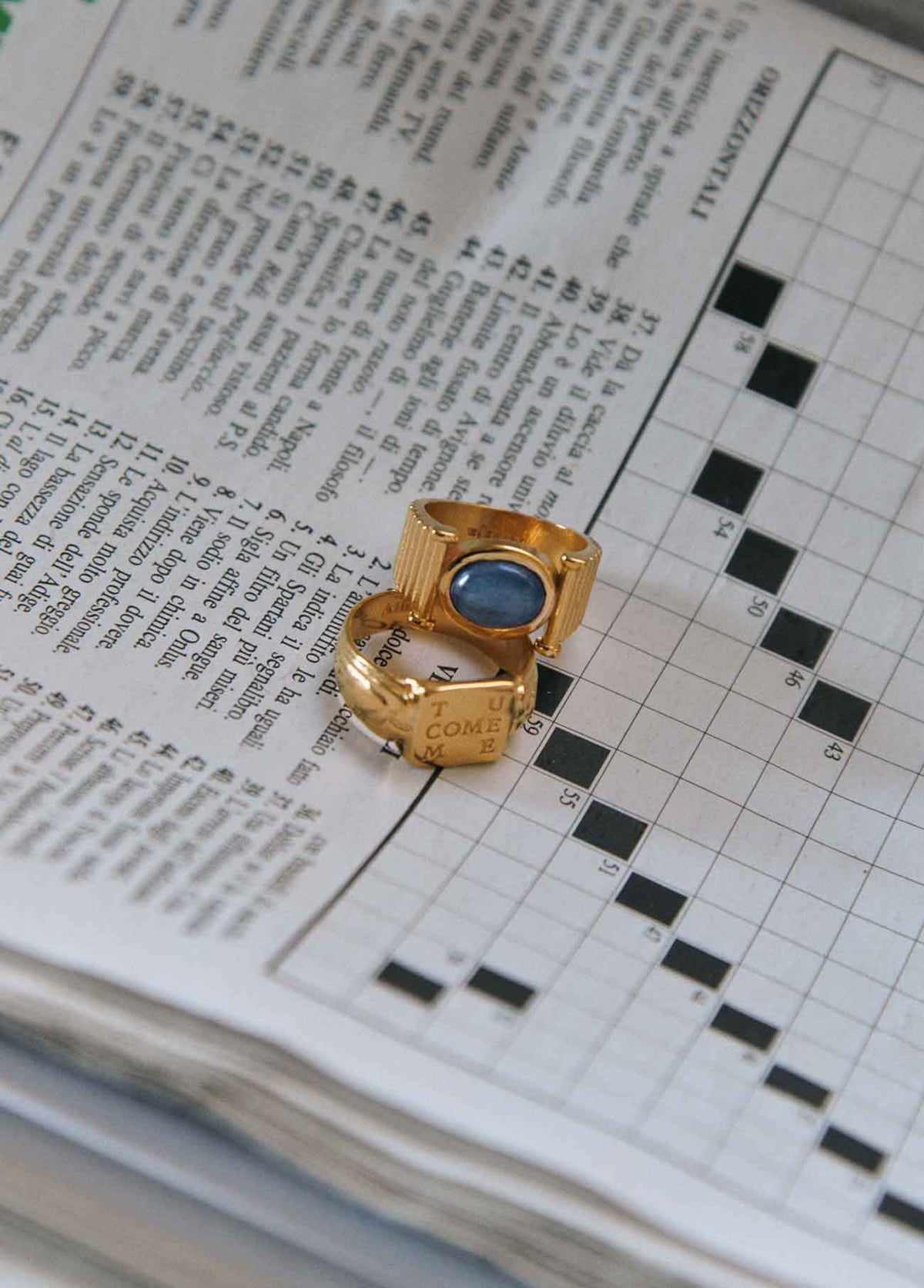 Tu Come Me Gold Ring