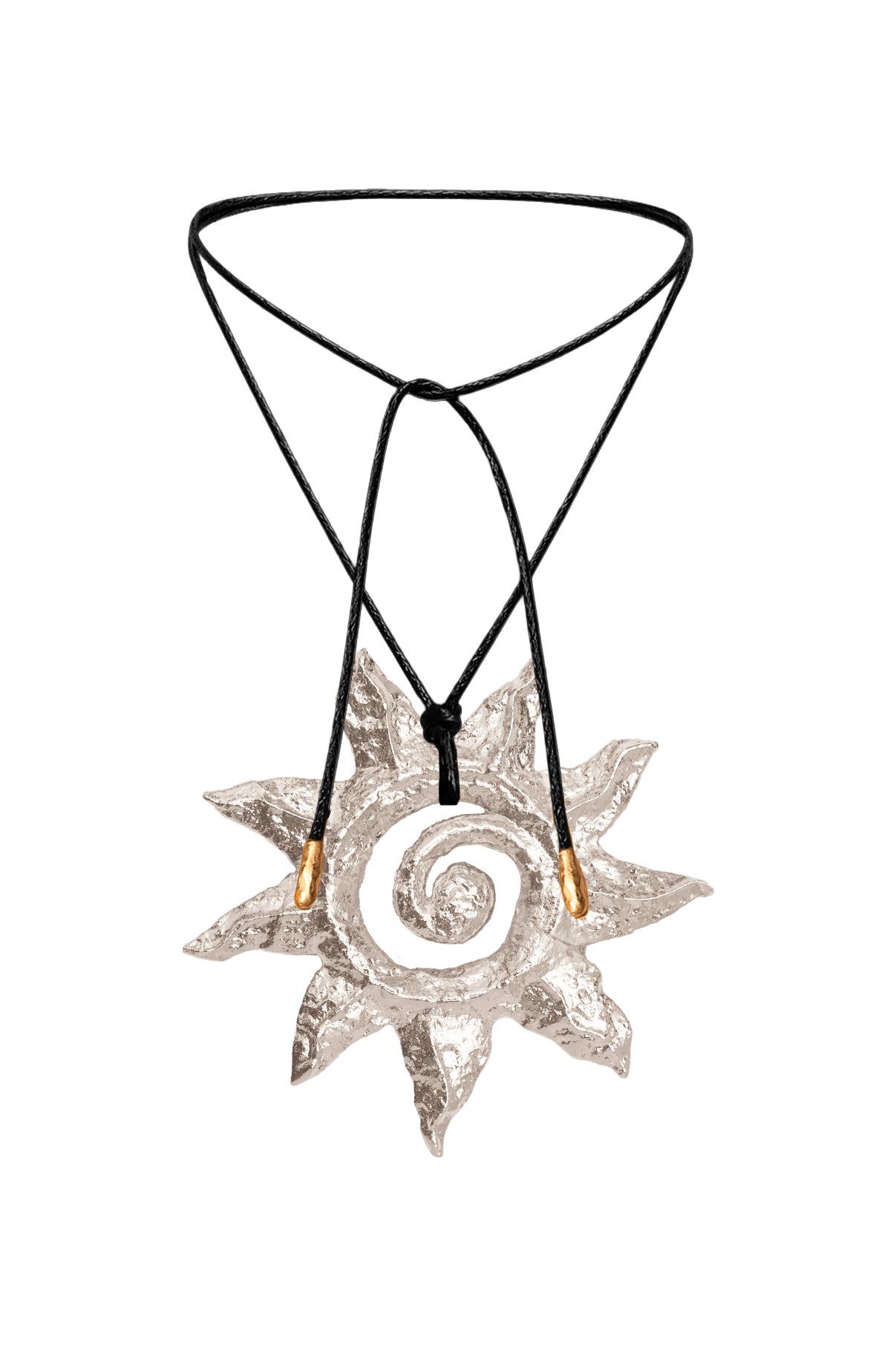 Icaro Silver Leather Cord