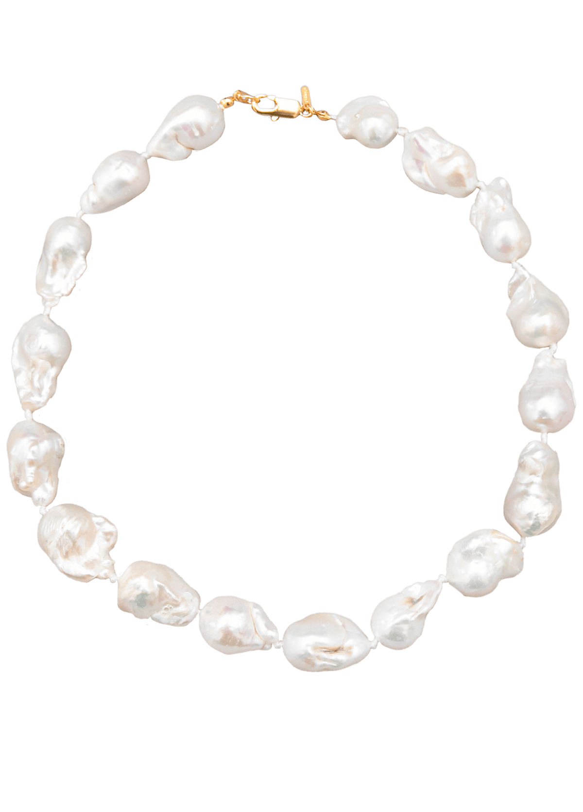 Josefina Pearls Necklace Solid Gold