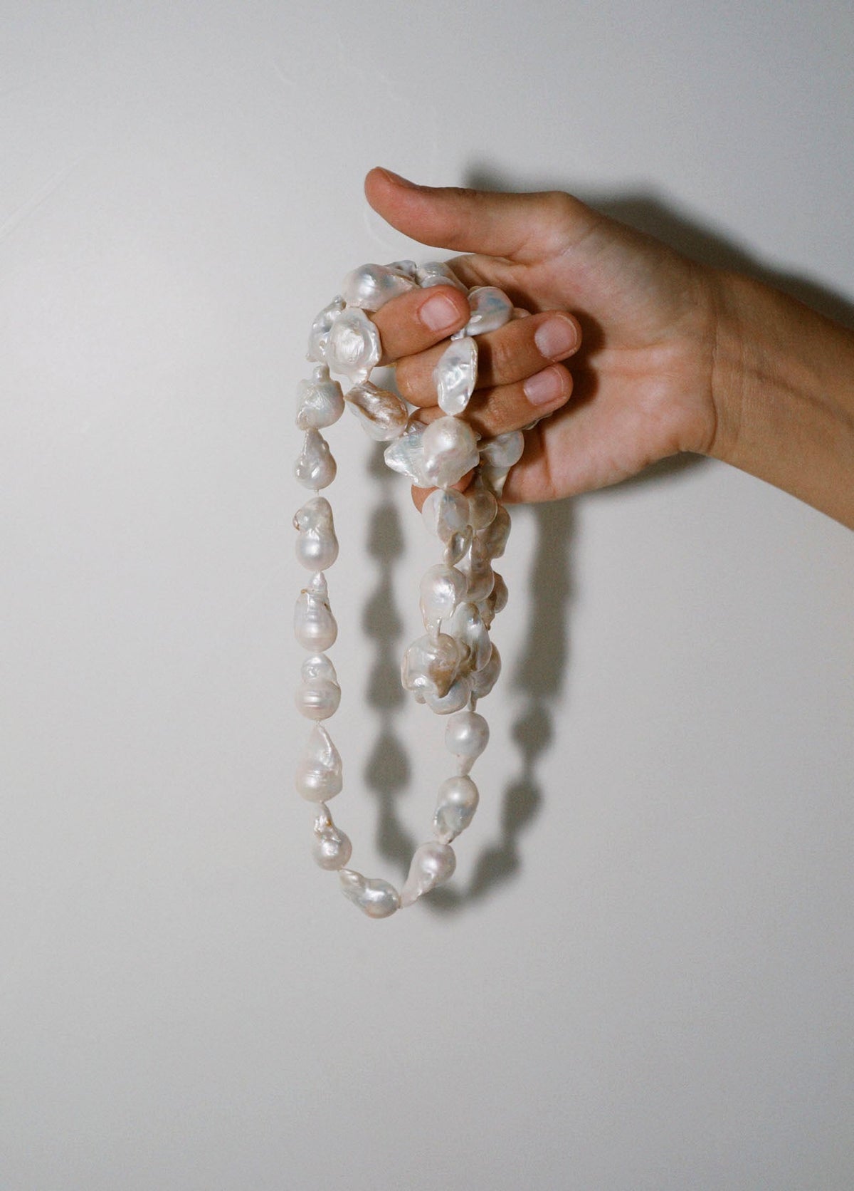 Josefina Pearls Necklace Solid Gold