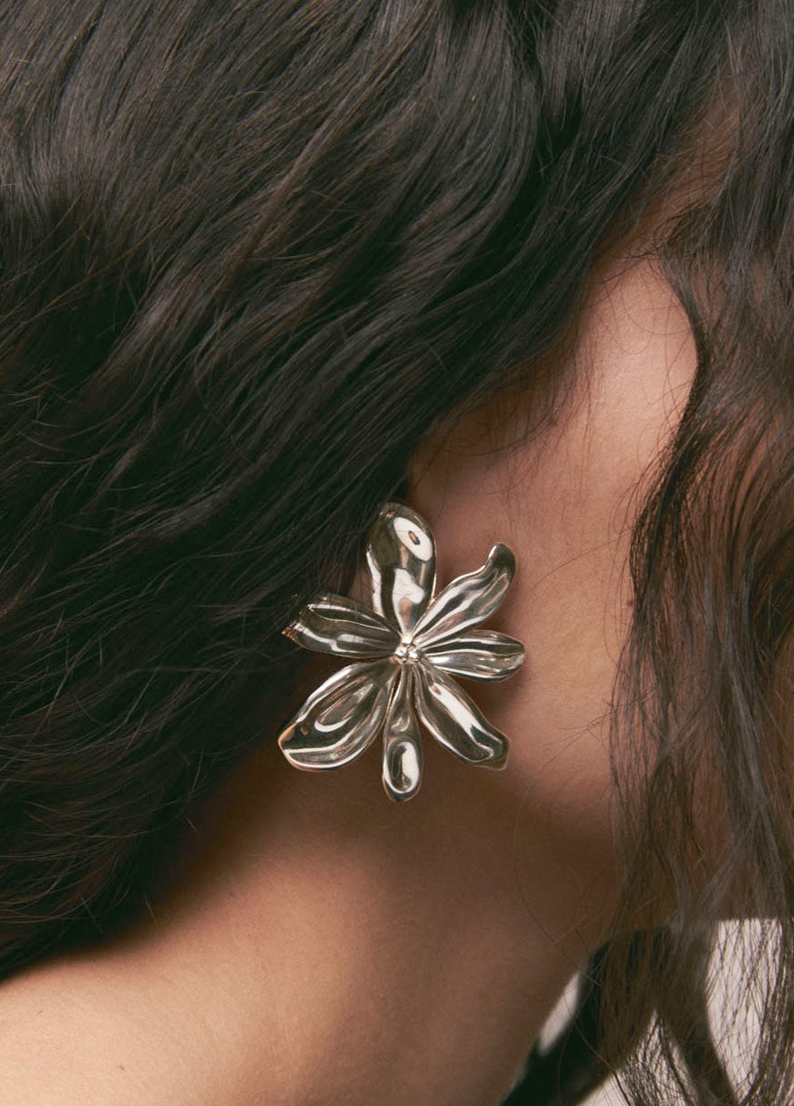 Pendientes Jasmine Plata