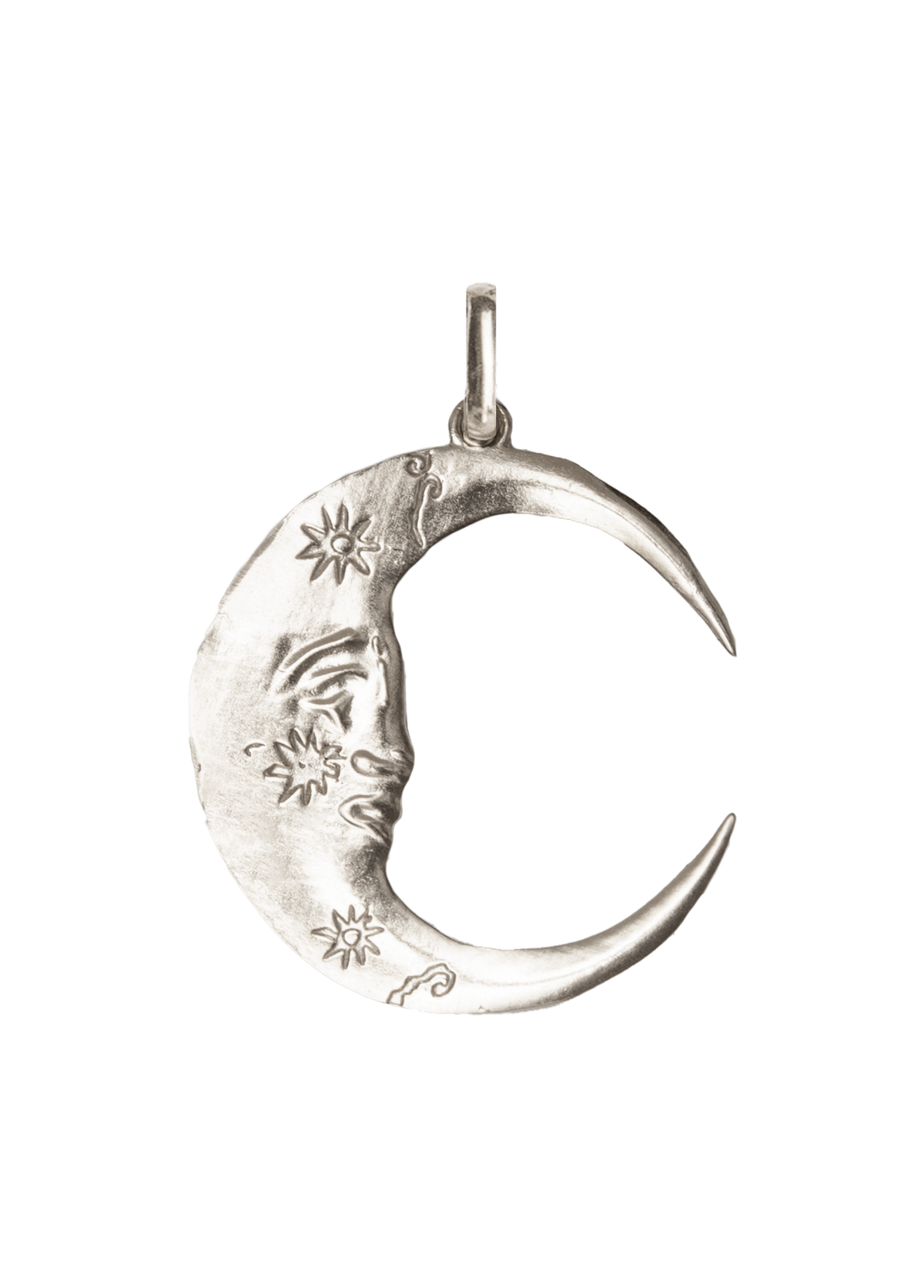 Colgante Luna Plata