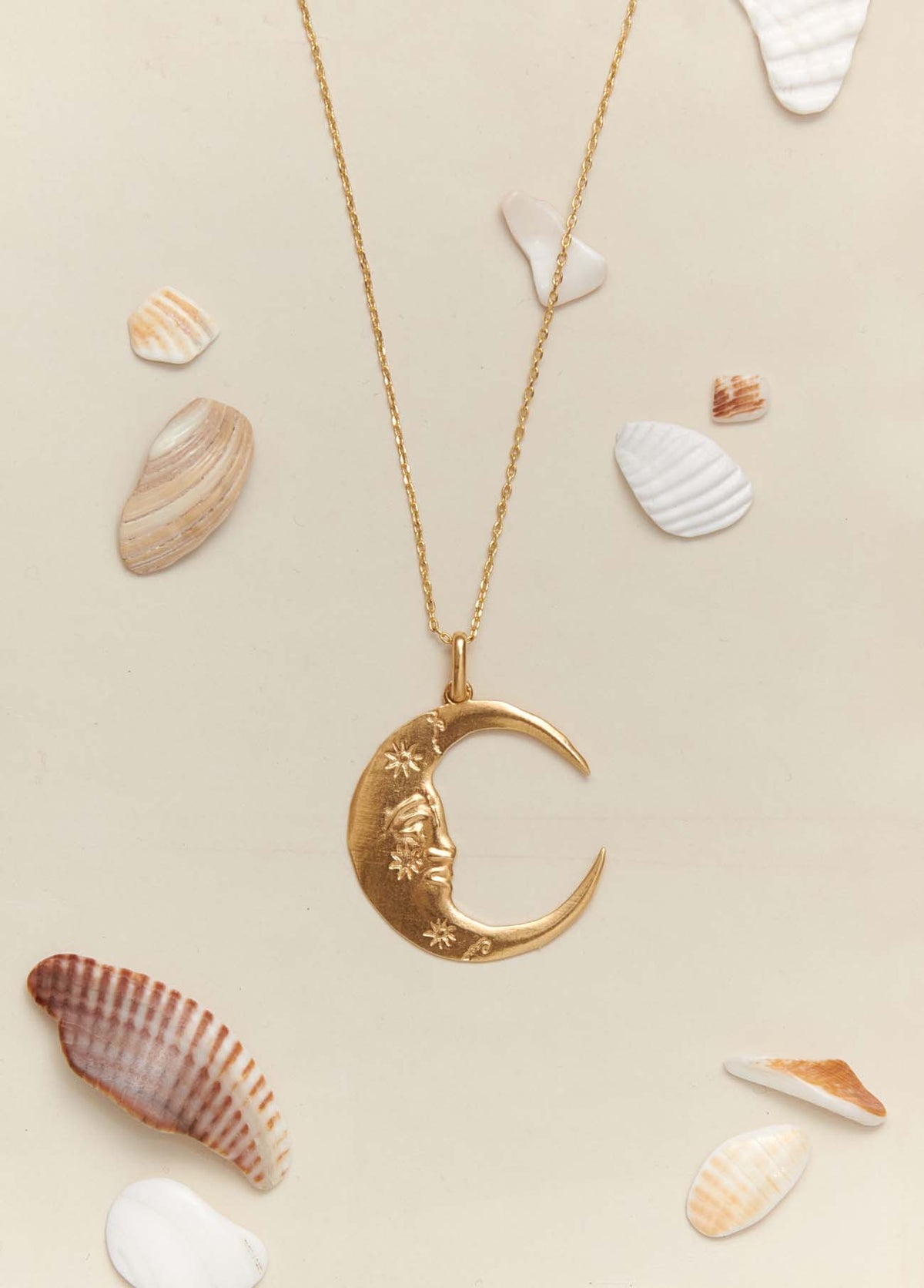 Colgante Luna Oro