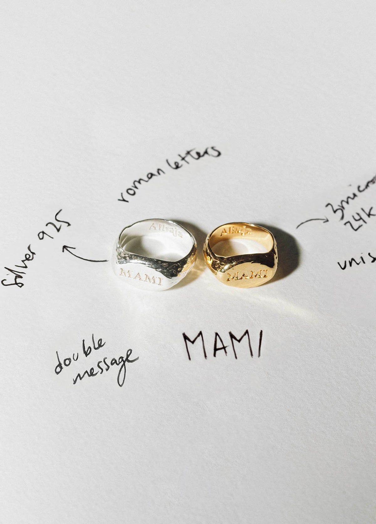 Mami Silver Signet Ring