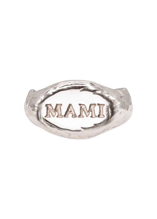 Mami Silver Signet Ring – Alhaja Cult Store
