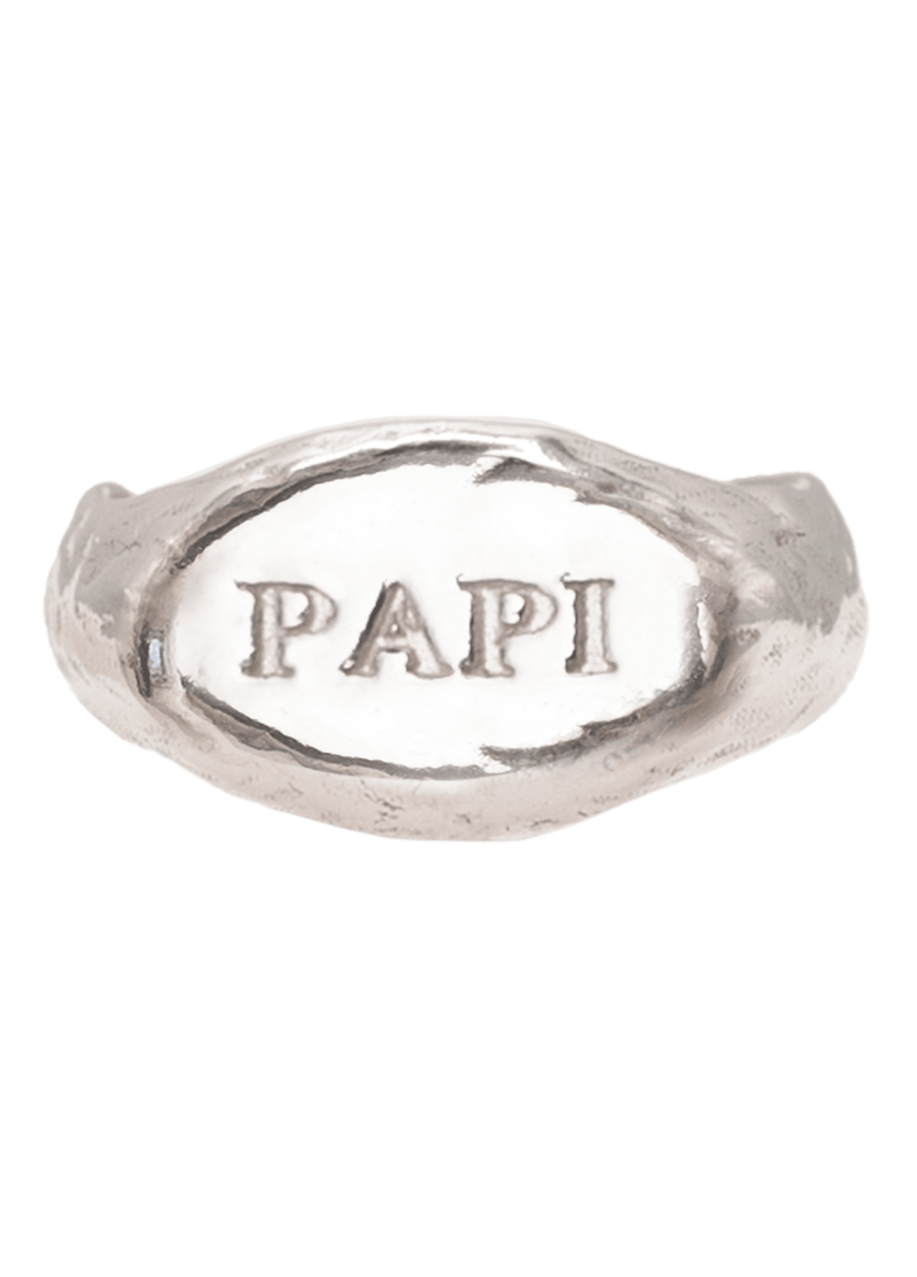 Papi Silver Signet Ring – Alhaja Cult Store