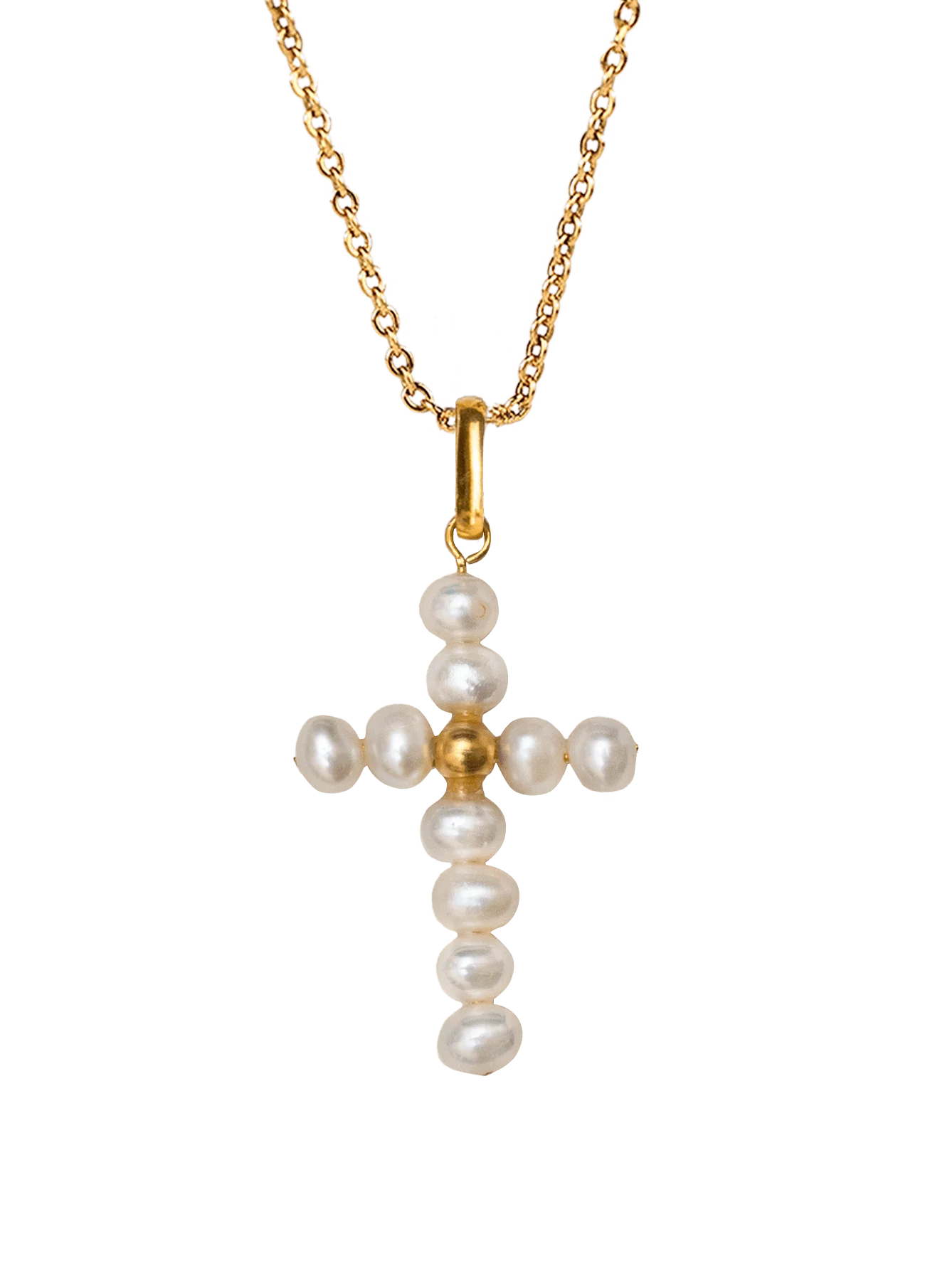 Collar Pearly Cross