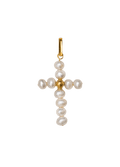 Pearly Cross Charm