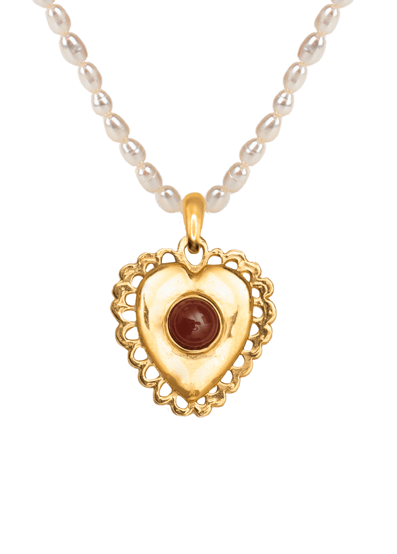 Corazón Lolita Pearls Necklace