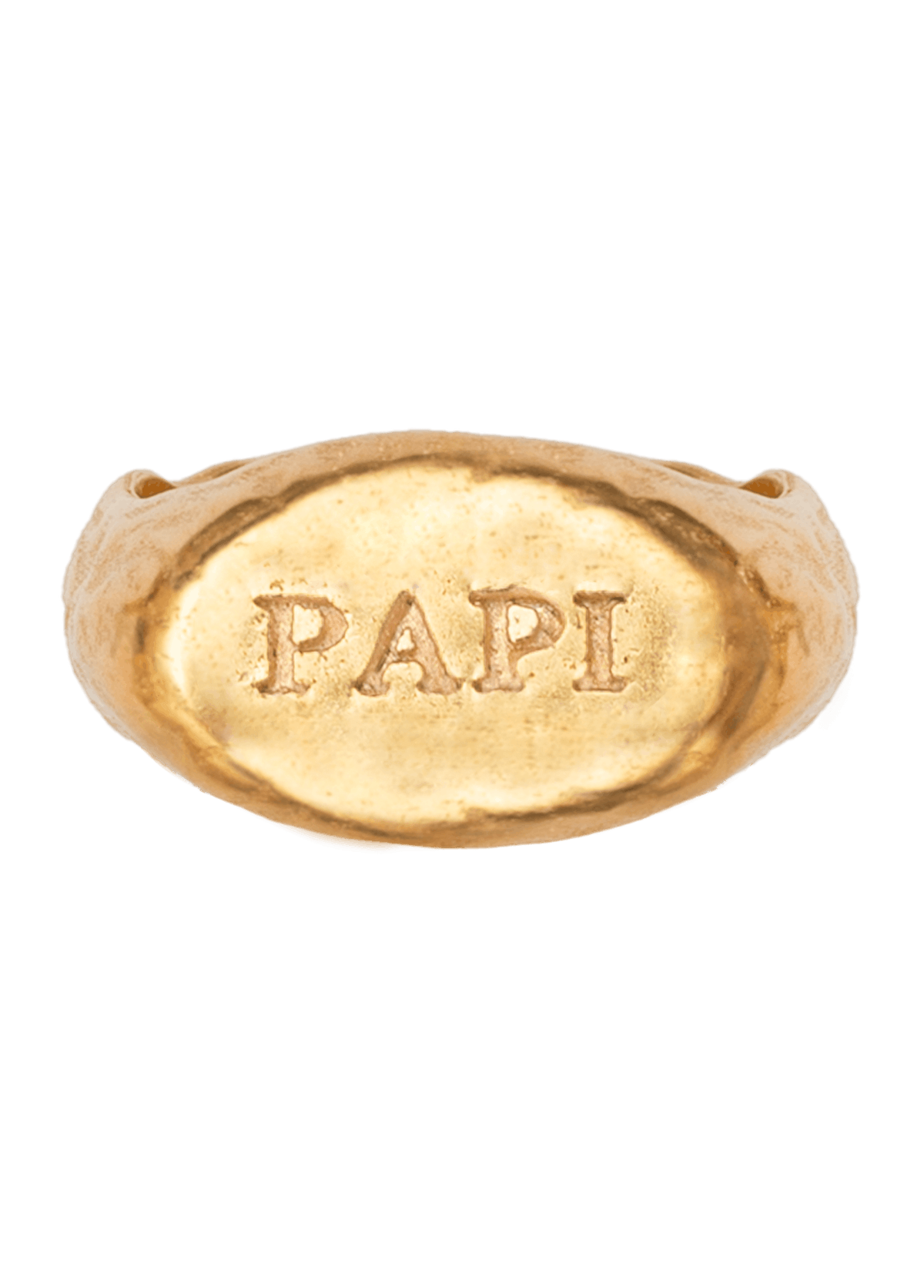 Papi Signet Ring Solid Gold