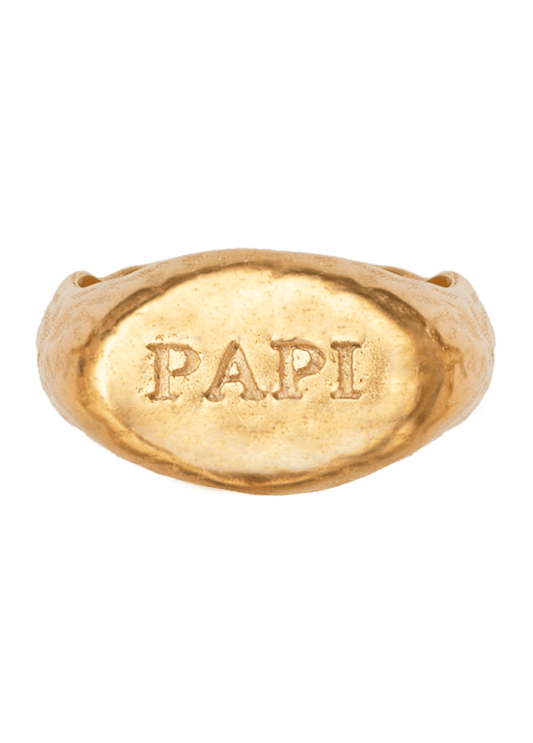 Papi Gold Signet Ring