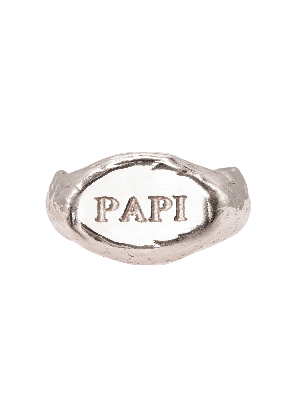 Papi Silver Signet Ring