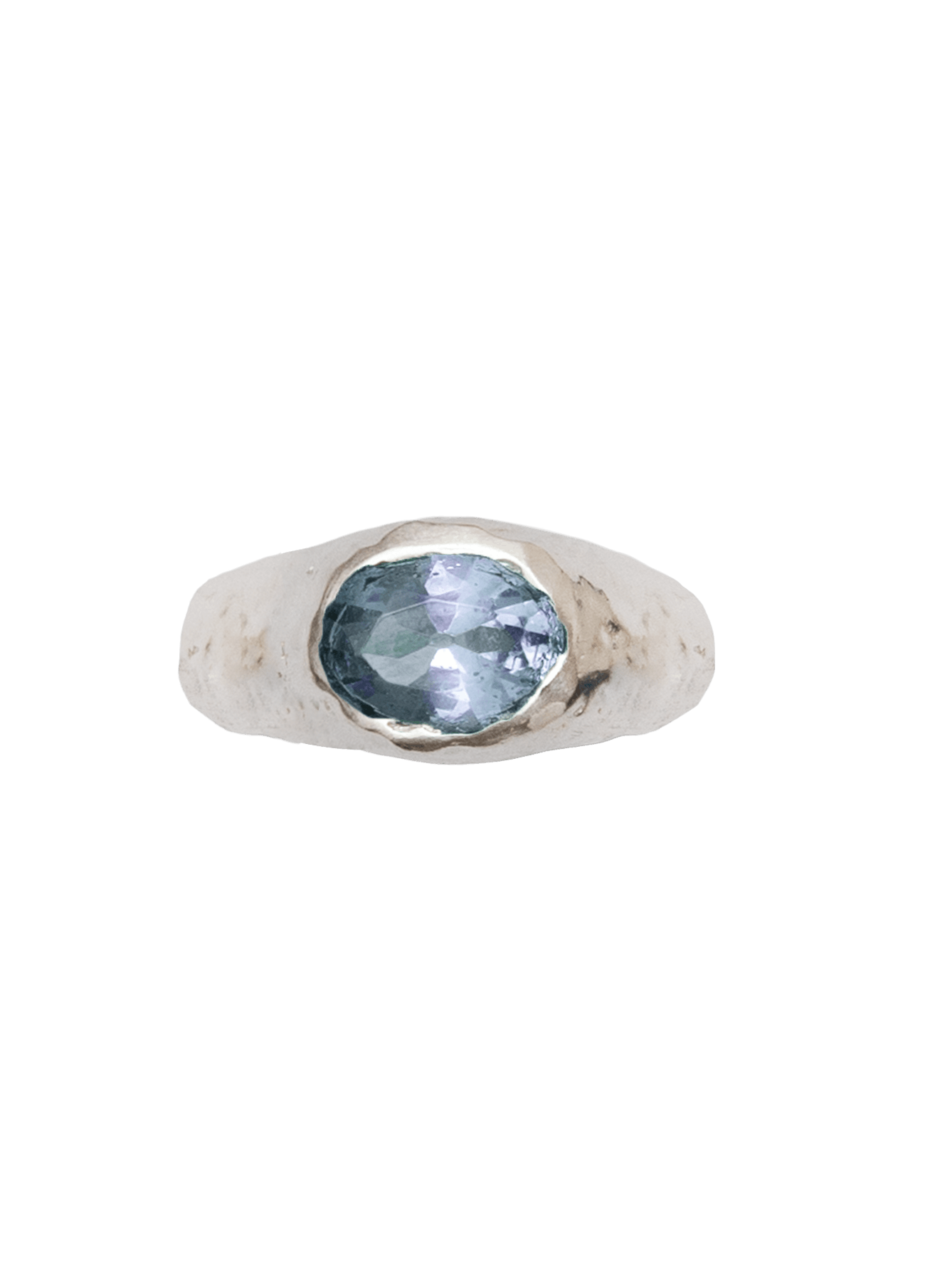 Anillo Positano Aqua Plata