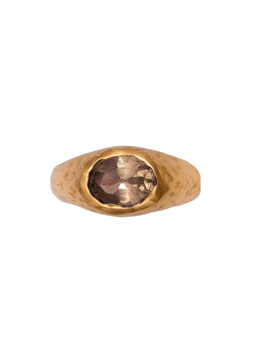 Anillo Positano Caramelo Oro