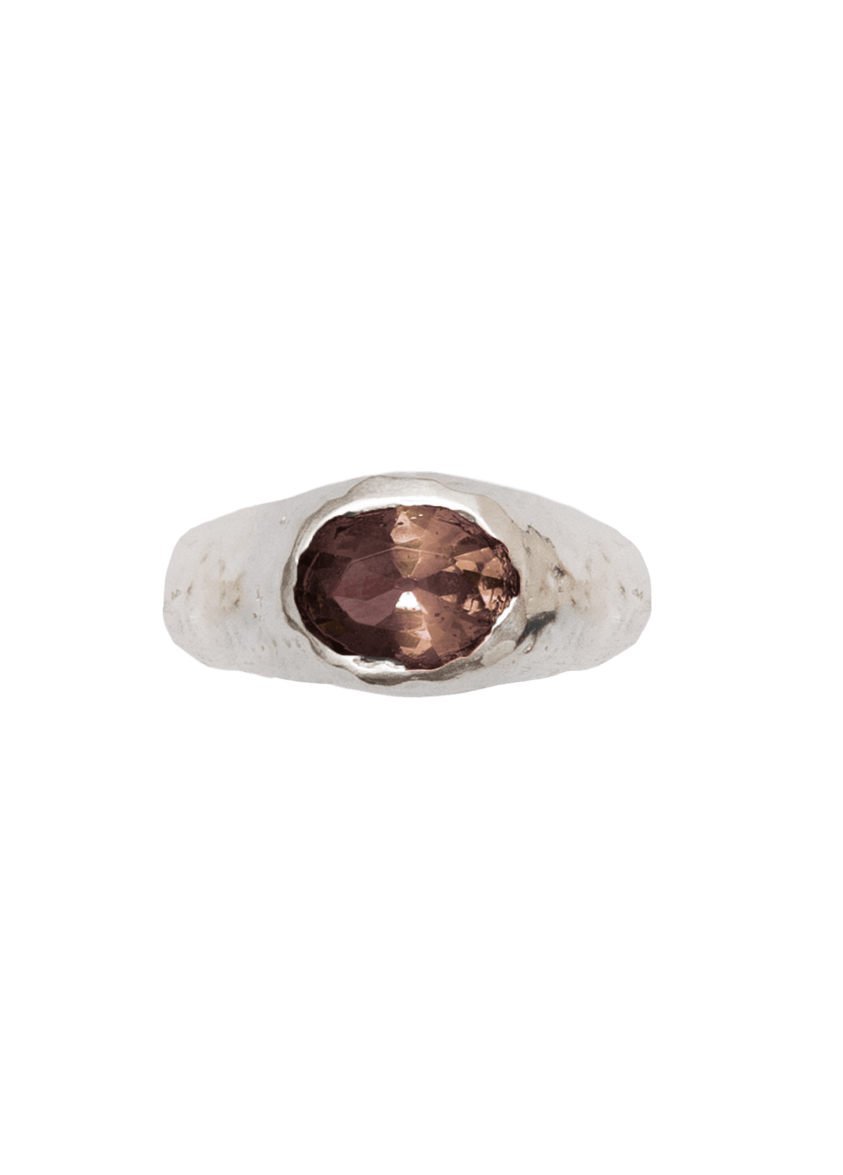Anillo Positano Caramelo Plata