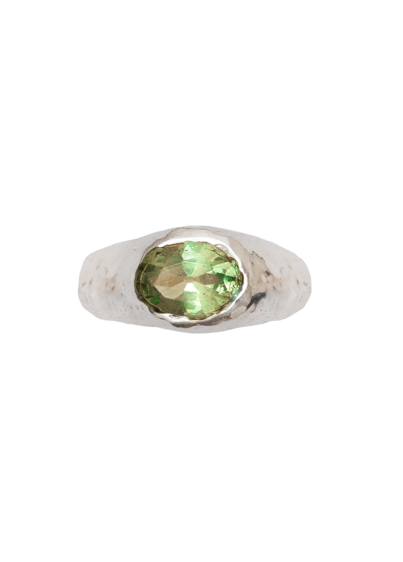 Anillo Positano Pistachio Plata